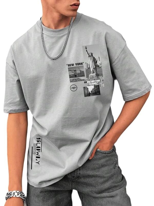 JVX Men Oversized Tshirt || T Shirt for Men || Men T Shirt Printed (MOT-101)
